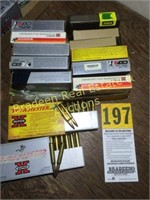 ASSORTMENT OF 30-06 AMMO, SOME RELOADS, 11 BOXES