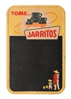 Jarritos Soda Advertising Mexico Tin Menu Sign