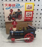 Vintage Tin Friction Locomotive