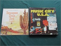 2 Country 33 1/3 Rpm Records