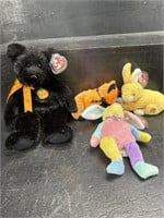 LOT OF 4 VINTAGE TY BEANIE BABIES