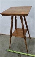 Antique Maple Plant Stand 15x15x28"Tall