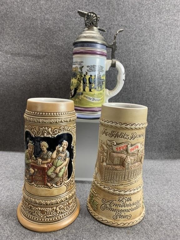 Selection Of Beer Steins