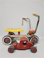 Small Wooden Bike, Small Wooden Car