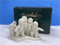snow babies figurine, five part harmony