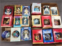 18 Christmas ornaments.   DISNEY and others.