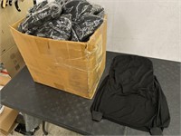 New big box of black chair covers