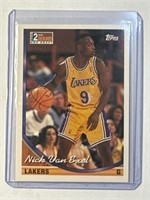 1993-94 Topps Rookie Card #302 Nick Van Exel RC!