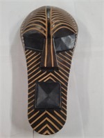 Brown / Black Striped Ghana Mask