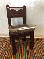Antique Wooden Small Size Child's Chair