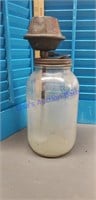 Vintage Windshield Washer Bottle Glass