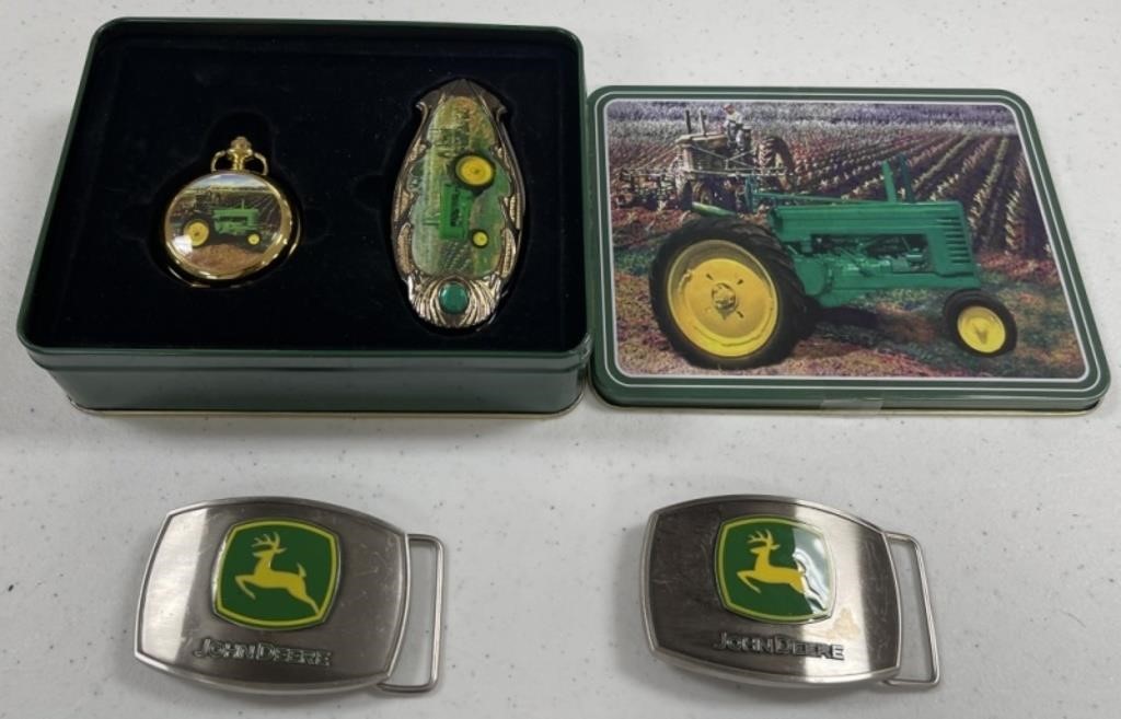 John Deere Belt Buckles and Collectibles