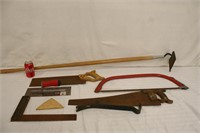 Miscellaneous Hand Saws and Various Tools