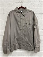 Cherokee Workwear Authentic Gray Button Up (L)