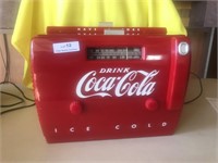 Coca-Cola Cooler Radio with Box