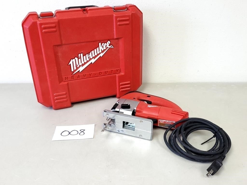 $190 Milwaukee 6.5A Corded Orbital Jig Saw