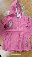 NEW Limonada Girls Pink Jacket  size 10