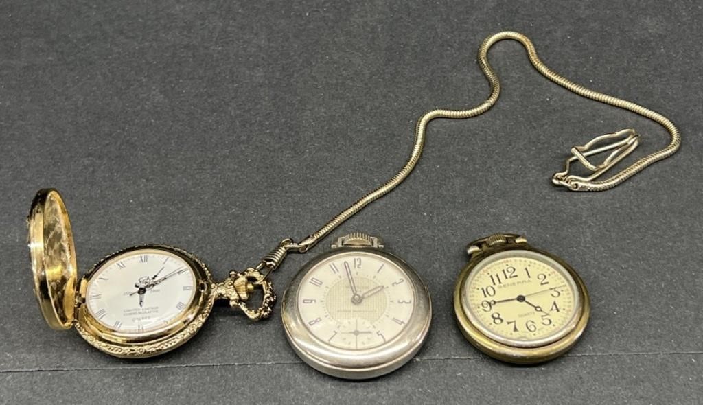 (P) Pocket Watches, Generra, Westclox, And A