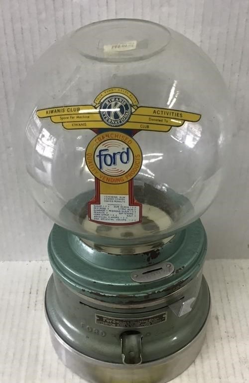 VINTAGE FORD GUMBALL MACHINE