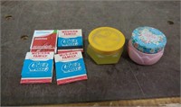 (2) Vintage Containers & Matches