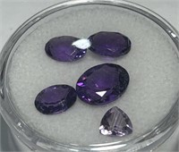 4.39CT AMETHYST GEMSTONES