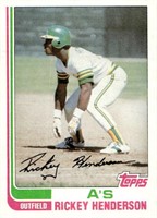 1982 Topps #610 Rickey Henderson NM