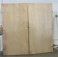 8’ x 8’ wooden cabinets