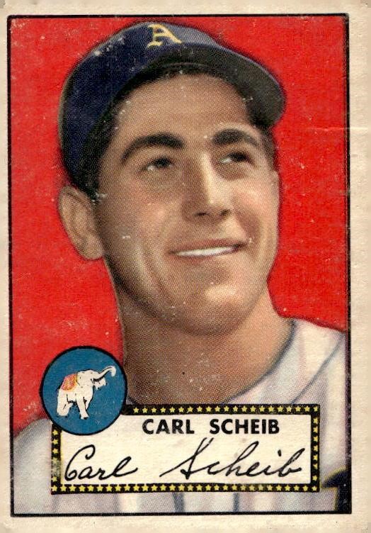 1952 Topps #116 Carl Scheib PR