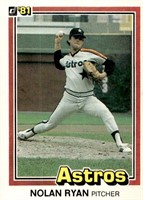 1981 Donruss #260 Nolan Ryan VG