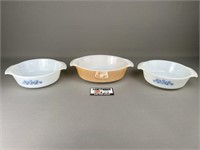 3 Anchor Hocking Casserole Dishes