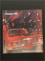 1970 Pontiac Sales Brochure