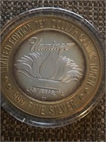 1994   .999 fine silver Limited addition $10 Las