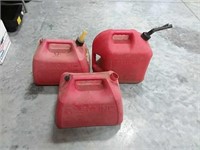 3 gas cans