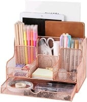 Dadanism Office Desk Organizer with 7 Compartments