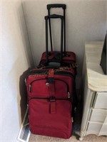 (2) Red Suitcases