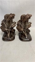 Hand cast quality metalware bookends
