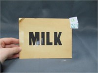 Borden Milk Distributer tag