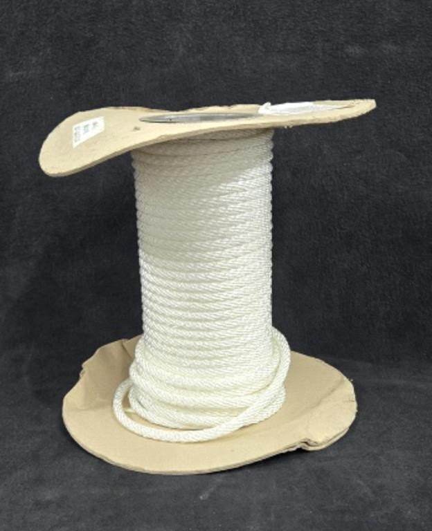 Partial Roll of Solud Braid Polyester Rope