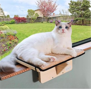 NEW $93 (16.5"x11.5") Cat Window Perch