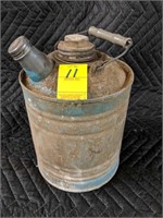 Vintage Galvanized Kerosene Can (Small)