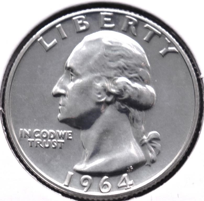 1964 PROOF QUARTER