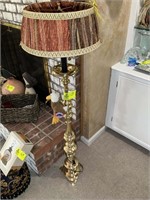 Looks to be Brass colored floor Lamp 54 in tall
