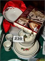 Christmas dishes - 2 different sets