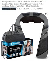 Massagers for Neck and Back with Heat