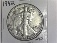 1942 Walking Liberty Half Dollar