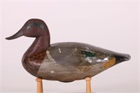 Miniature Green Winged Teal Drake Duck Decoy by