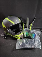 Motocross Helmet, gloves, goggles