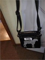 CROSSBODY GLITTER GOAT PURSE