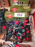 LOT C7 CHRISTMAS BULBS & STRINGS