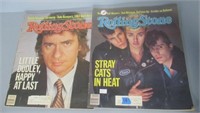 (2) Copies of Rolling Stone Magazine, 1983.